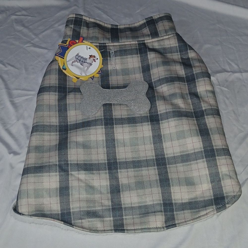 The Show and Tail, The Say Fleece Dog Coat  Fall Winter Sz L NWT